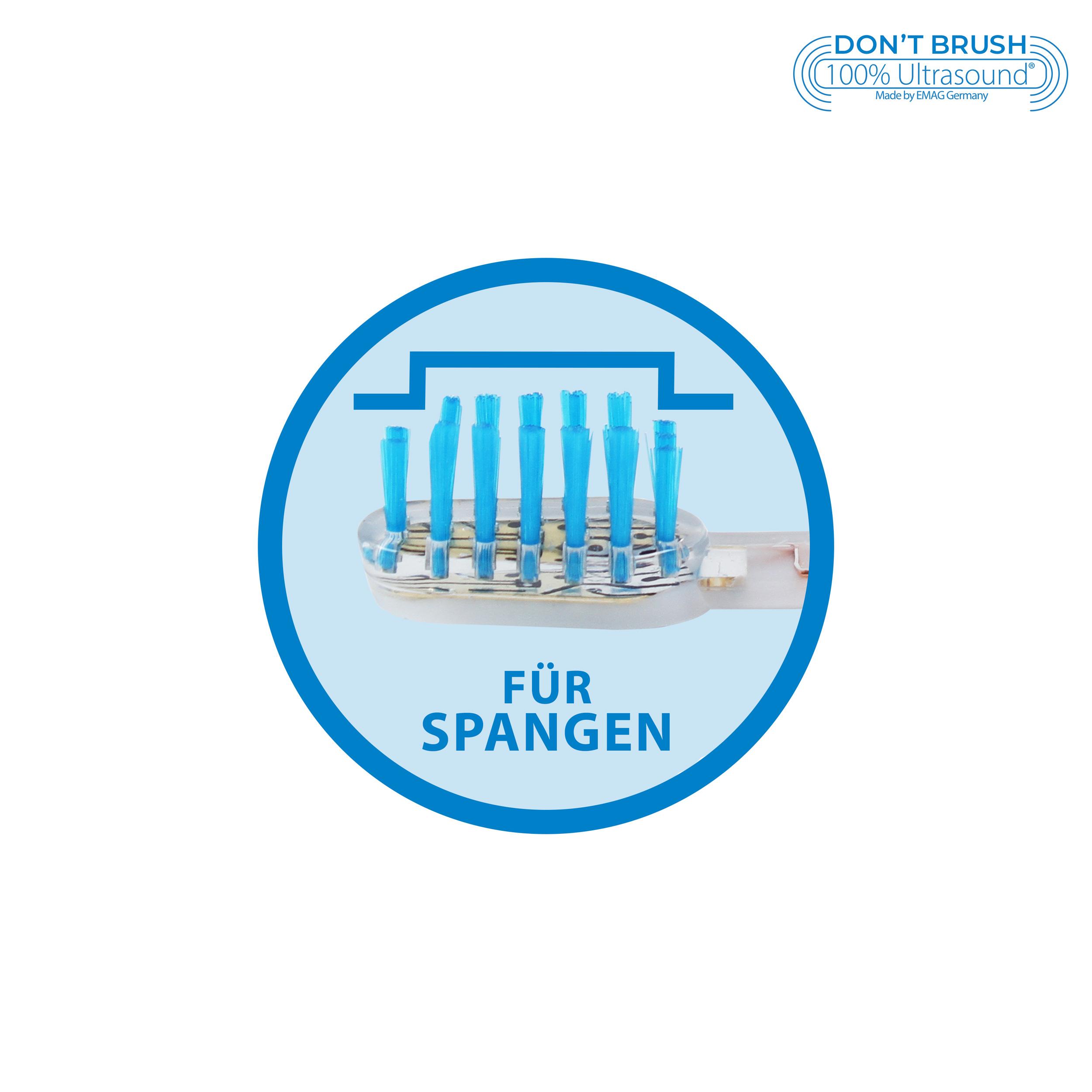 Fogszabályzóhoz használható fogkefe pótfej emmi®-dent ultrahangos fogkefékhez