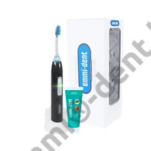 emmi®-dent METALLIC ultrahangos fogkefe szett - gyémántfekete