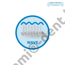 emmi-dent E2 Wave Metallic és Professional ultrahangos cserélhető fogkefefejek felnőtteknek (2x)
