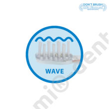 emmi-dent E2 Wave Metallic és Professional ultrahangos cserélhető fogkefefejek felnőtteknek (2x)
