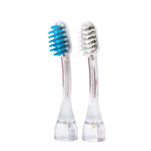 emmi-dent PM2 Platinum ultrahangos cserélhető fogkefefejek fogszabályzót viselőknek (2x)