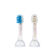 Emmi®-dent K2 GO, Metallic és Professional cserélhető fogkefefejek gyerekeknek és hölgyeknek (2x)