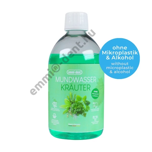 emmi®-dent szájvíz - gyógynövényes ízben (500ml)