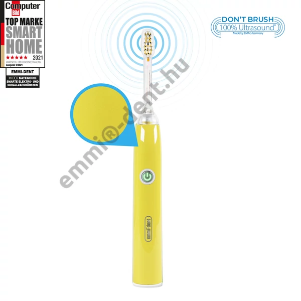 Emmi®-dent GO ultrahangos fogkefe szett - sárga