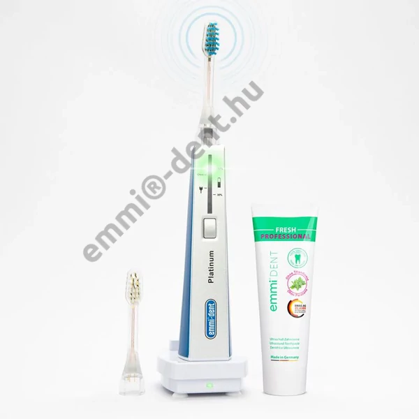 emmi®-dent PLATINUM ultrahangos fogkefe szett - kék