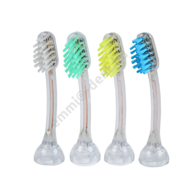 emmi-dent E4 Metallic és Professional cserélhető fogkefefejek felnőtteknek (4x)