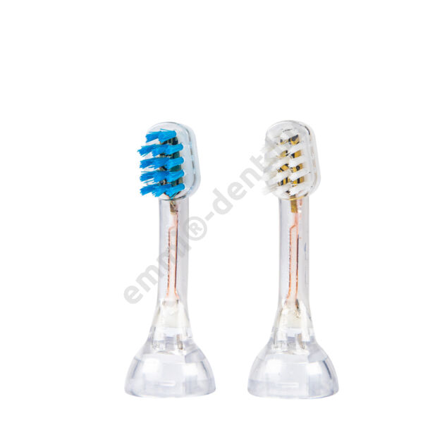 emmi-dent K2 Metallic és Professional cserélhető fogkefefejek gyerekeknek (2x)
