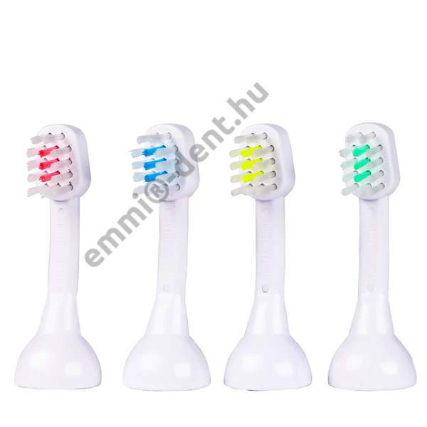 Emmi®-dent K4 GO, Metallic és Professional cserélhető fogkefefejek gyerekeknek és hölgyeknek (4x)