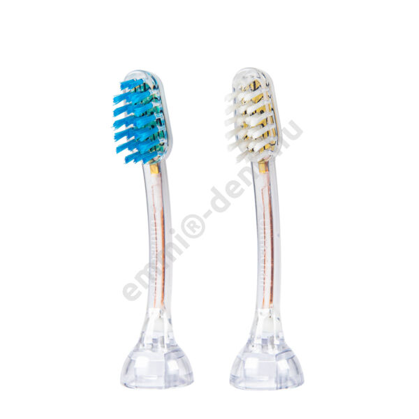 emmi-dent SB2 Metallic és Professional ultrahangos cserélhető fogkefefejek fogszabályzót viselőknek (2x)