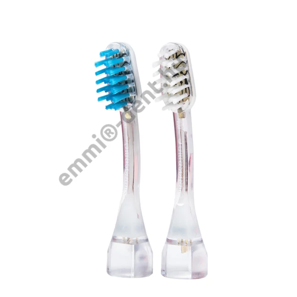 emmi-dent PM2 Platinum ultrahangos cserélhető fogkefefejek fogszabályzót viselőknek (2x)